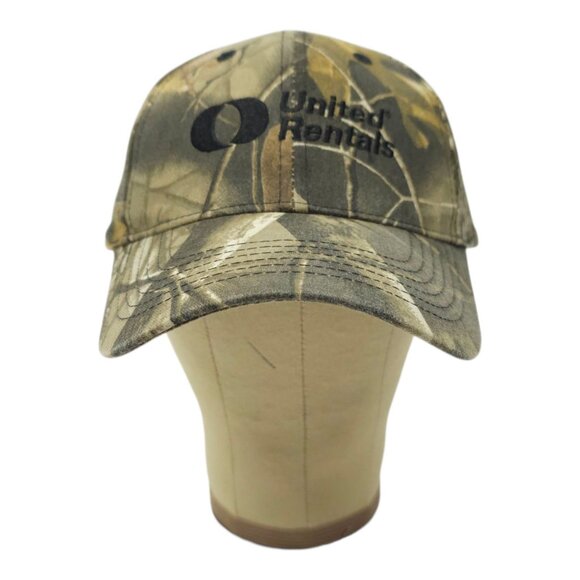 United Rentals Camo Strapback Cap Trucker Baseball Hunting Hat Embroidered Logo - Picture 10 of 14